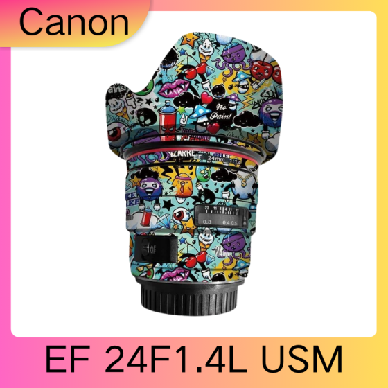 Lentes Canon EF24F1.4L USM  - Pele câmera, adesivo câmera - com alta resistência a arranhões, à prova d'água e com design elegante.